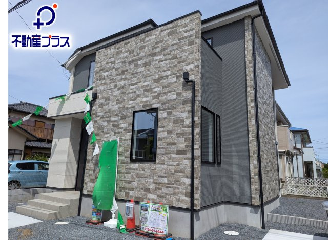 水戸市元吉田町　5期の外観|おしゃれな配色の外観です、ご案内可能です！ぜひお問い合わせください。
