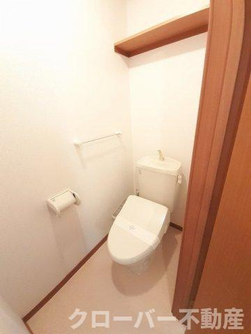 リバーウエスト　Ｂのトイレ