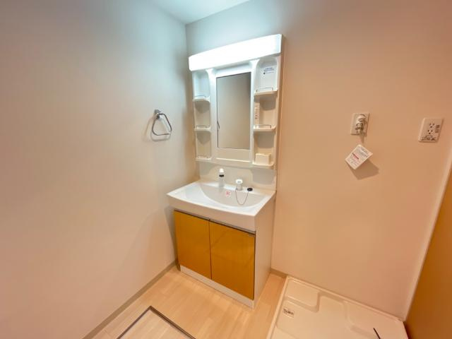 パールハイツＫの洗面所|洗髪洗面化粧台