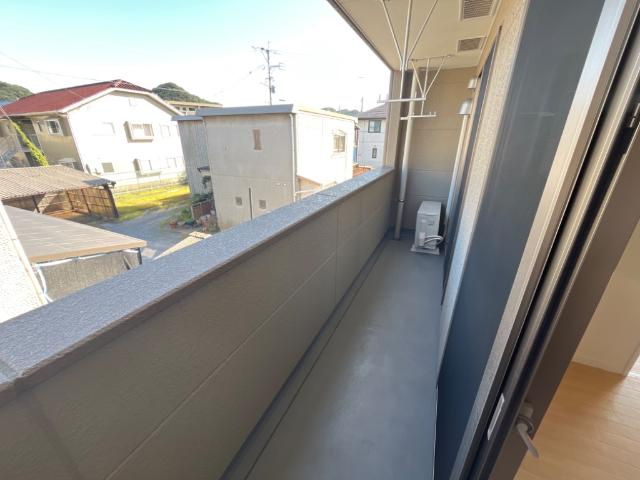 パールハイツＫのその他|ベランダ