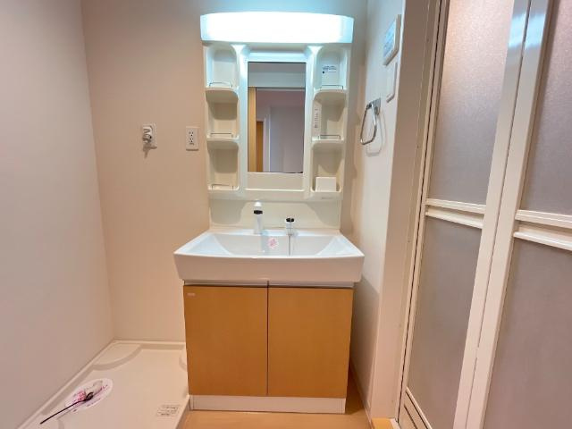 シャルム浜玉の洗面所|洗髪洗面化粧台