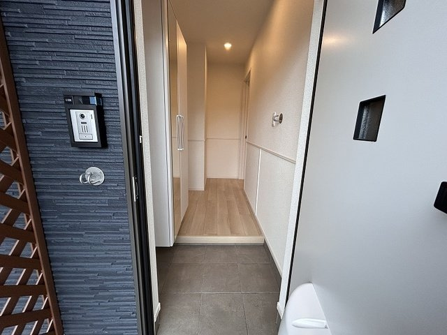 ラクラス唐津　Ⅰの玄関|シンプルで使いやすい玄関です