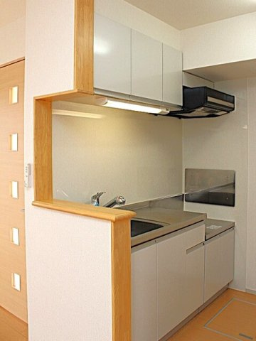 コルソ　プレッソのキッチン|コンパクトなキッチンで掃除もラクラク