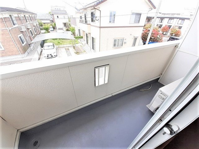 プロムナード唐津Ｂのバルコニー|バルコニー付きです