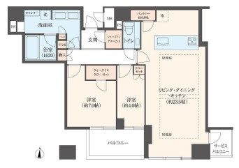 ブランズタワー梅田NORTHの間取り