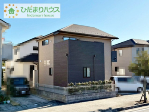 【外観】 | 守谷市松並青葉2丁目　中古戸建 | デザイナーズのようなお洒落な外観です(^^♪