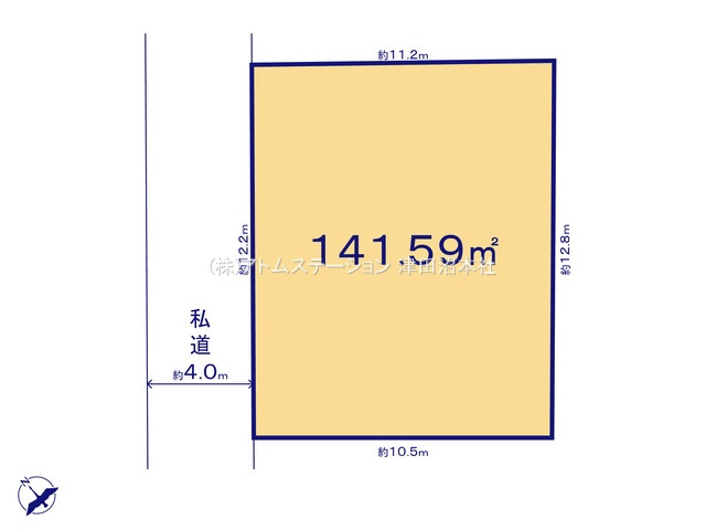 【土地図】 | アトムセレクト習志野市新栄2期