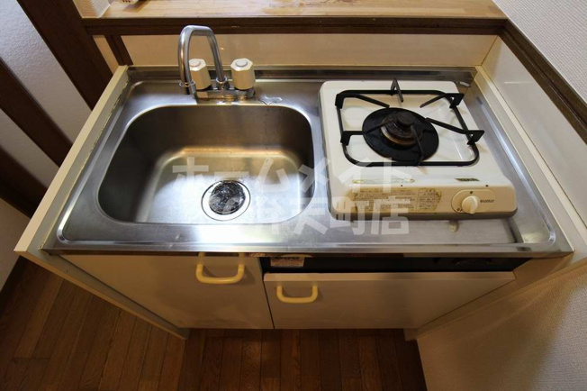 【キッチン】 | エクシード弁天Ⅱ | きれいなキッチンです