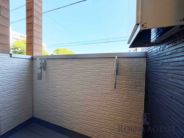 ハーモニーテラス河岸町Ⅱのバルコニー