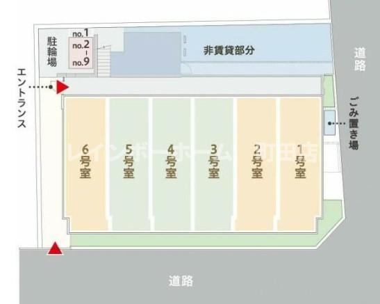 コントウィスタ※初期費用分割あと払いサービス利用可能物件の区画図