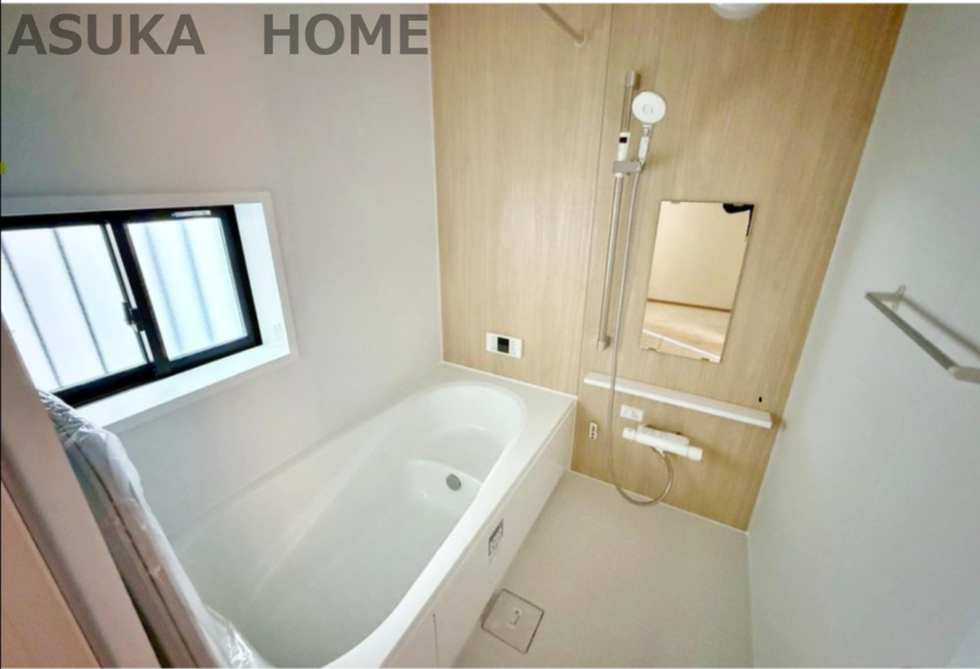 ハートフルタウン南舞岡４丁目の浴室|一坪のシステムバスでゆったりとした時を過ごして一日の疲れもとれそうです。