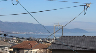 【展望】 | 大津市和邇高城330-7　中古戸建 | 二階から琵琶湖パノラマ眺望