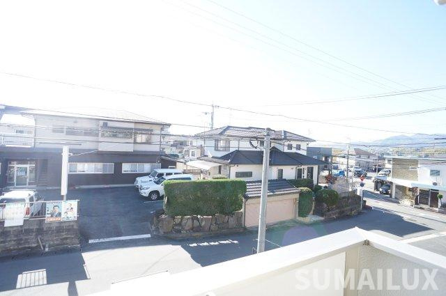 熊本市北区清水東町のアパートの展望