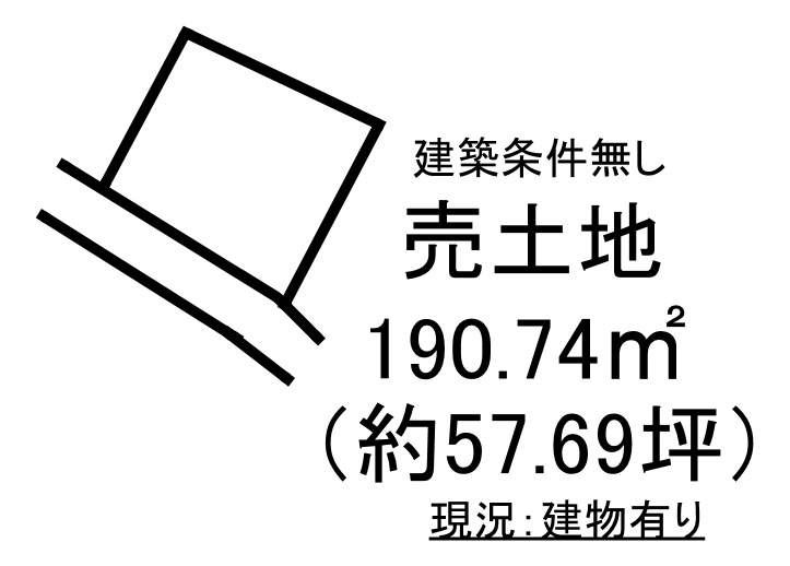 錦町中央三丁目 売土地の土地図