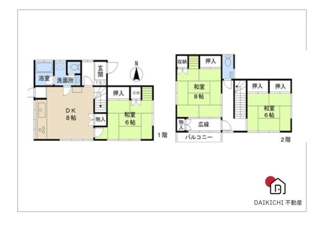 【間取り】 | 比企郡嵐山町大字志賀　中古戸建