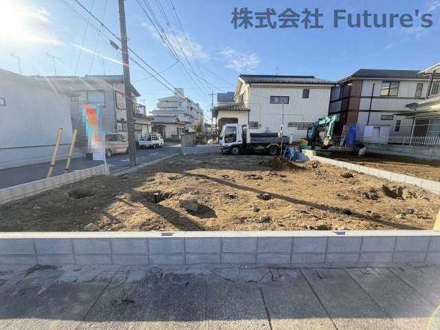 三郷市早稲田5丁目　新築戸建　全2棟　2号棟の外観|現地の写真になります。