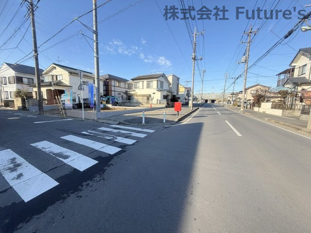 三郷市早稲田5丁目　新築戸建　全2棟　2号棟の前面道路含む現地写真|前面道路含む現地写真です。