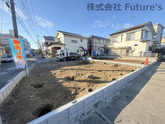 三郷市早稲田5丁目　新築戸建　全2棟　2号棟の外観|現地の写真になります。