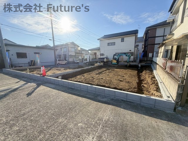 三郷市早稲田5丁目　新築戸建　全2棟　2号棟の外観|現地の写真になります。