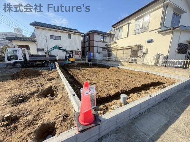 三郷市早稲田5丁目　新築戸建　全2棟　2号棟の外観|現地の写真になります。