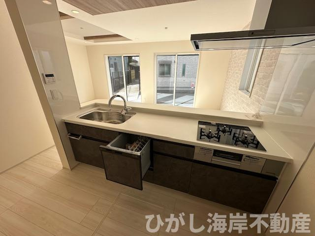 茅ヶ崎市東海岸北4丁目　新築戸建の脱衣所|1月10日撮影　建築中　脱衣スペース