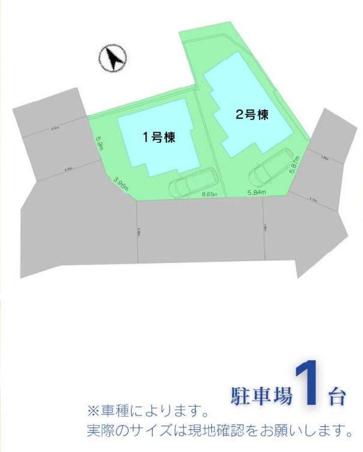 横浜市泉区上飯田町 新築戸建て【仲介手数料無料】の区画図