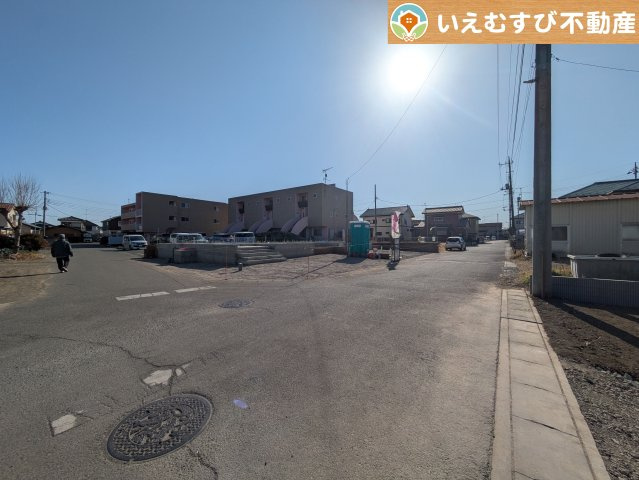 Cradle garden　本庄市小島第5の前面道路含む現地写真