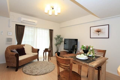 【居間・リビング】 | シャンピアグランデ深沢 | 家具・小物等はイメージです♪