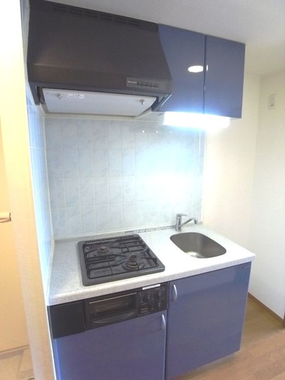 【キッチン】 | プレール・ドゥーク目白アベニュー　※1/31退去 | お料理もはかどるグリル付き2口ガスキッチン(^^)/　※別部屋参考画像