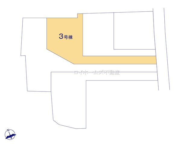 【区画図】 | 小牧市久保一色南１丁目36『仲介料無料』新築戸建て | 3号棟