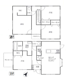 【間取り】 | いすみ市大原台　中古戸建 | 図面と現況に相違がある場合、現況を優先致します。