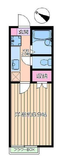 カスカーダ．の間取り