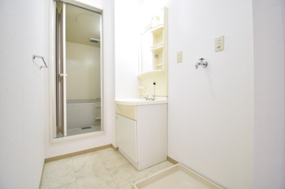 【洗面所】 | サニーコーポ C棟 | 洗面台・室内洗濯機置場