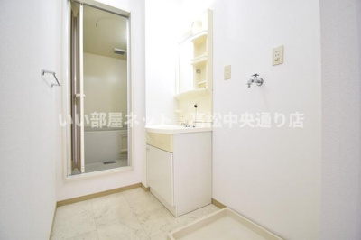 【洗面所】 | サニーコーポ C棟 | 洗面台・室内洗濯機置場