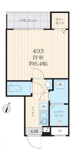 フォセット浦和針ヶ谷の間取り