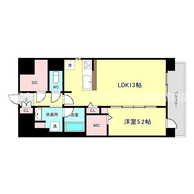 ベイ・グランデ弁天町の間取り