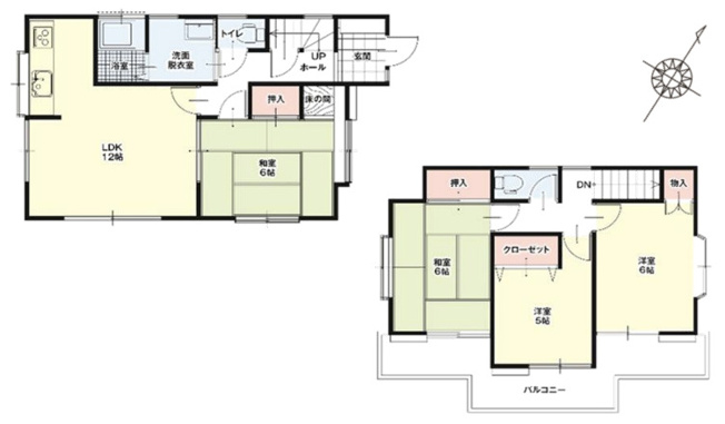 【間取り】 | 桶川市大字坂田1608-7　中古戸建