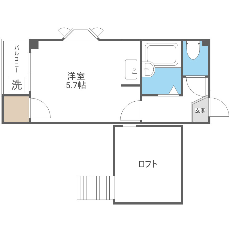 ホープ野江の間取り
