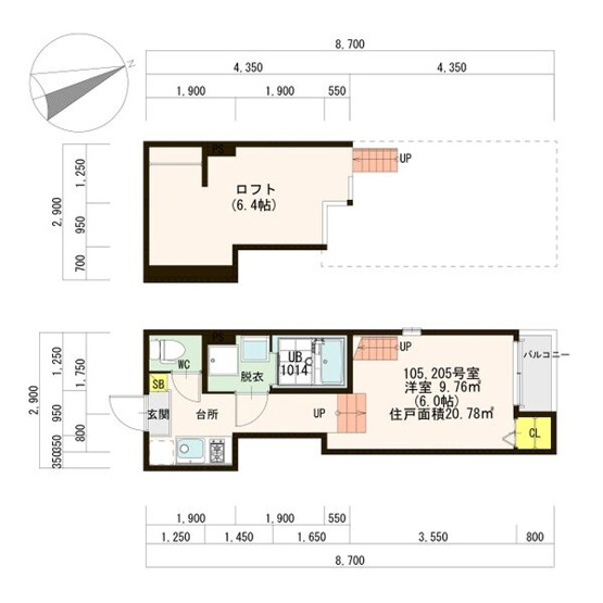 【間取り】 | ハーモニーテラス一社