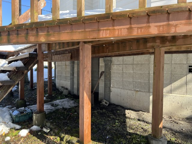 伯耆町小林　中古別荘（アイノピア別荘）のその他|基礎部分