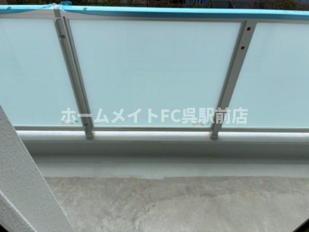 月光鎮守府のバルコニー