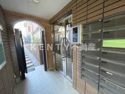 【エントランス】 | メインステージ久が原Ⅱ | ゆとりのあるエントランスです