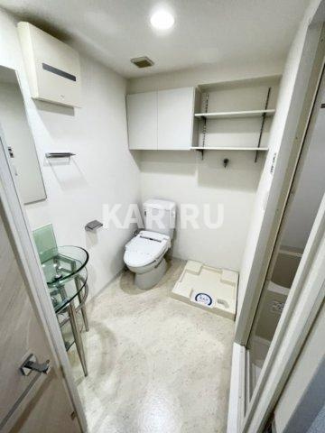 SERENiTE北浜の洗面所|忙しい朝には欠かせない洗面所です