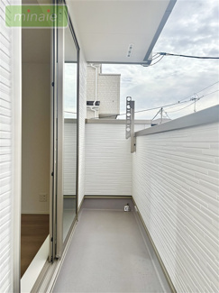 【バルコニー】 | 南行徳10分　小学校8分　中学校6分　福栄　4号棟 | 同タイプ