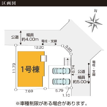 佐倉市井野１３期の区画図
