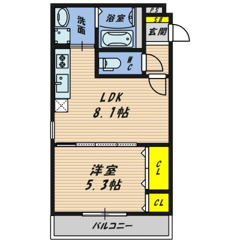 【間取り】 | フジパレス新森Ⅲ番館
