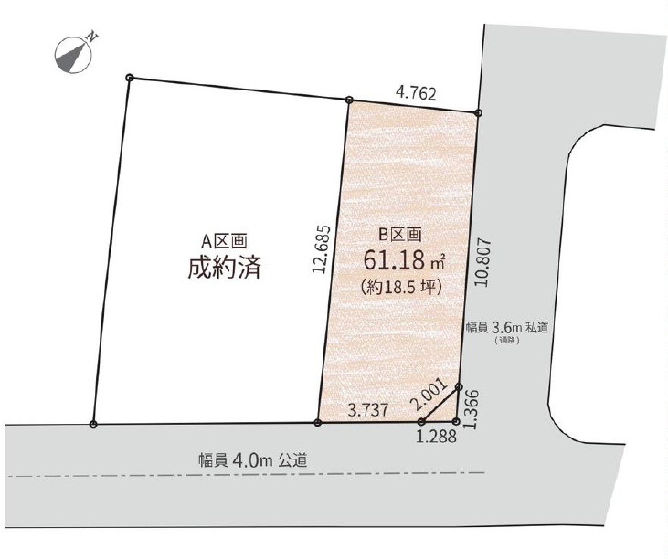 豊島区雑司が谷1丁目　建築条件無し売地の区画図|区画図

現地ご見学希望・資料請求などお気軽にお問い合わせ下さい！
03-5990-5201