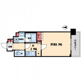 【間取り】 | リーガル靱本町 | リーガル靱本町　間取り