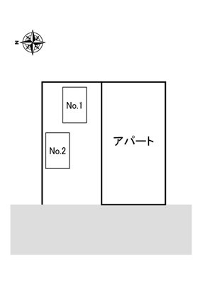 【区画図】 | メゾンプラターヌ駐車場