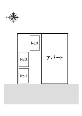 【区画図】 | メゾンプラターヌ駐車場 | 区画1募集中
